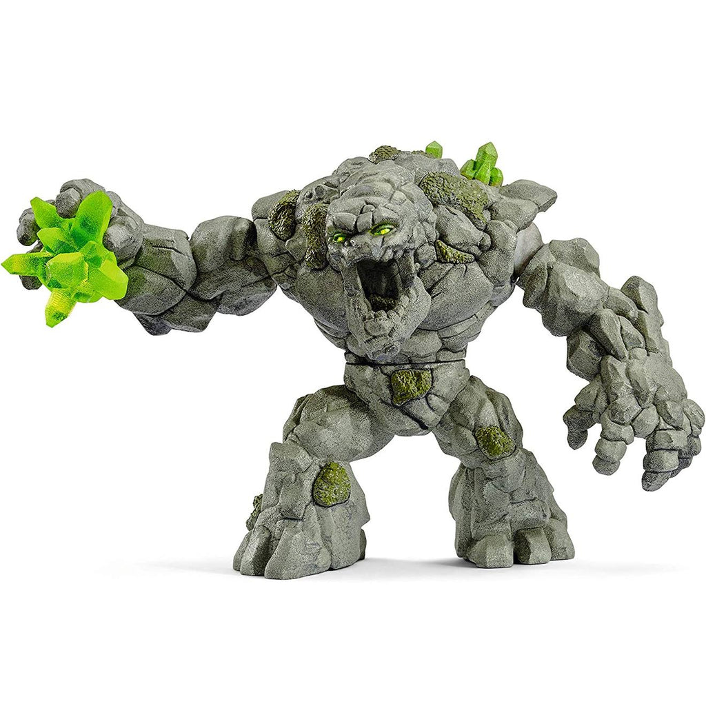 Figurine monstre de pierre gris
