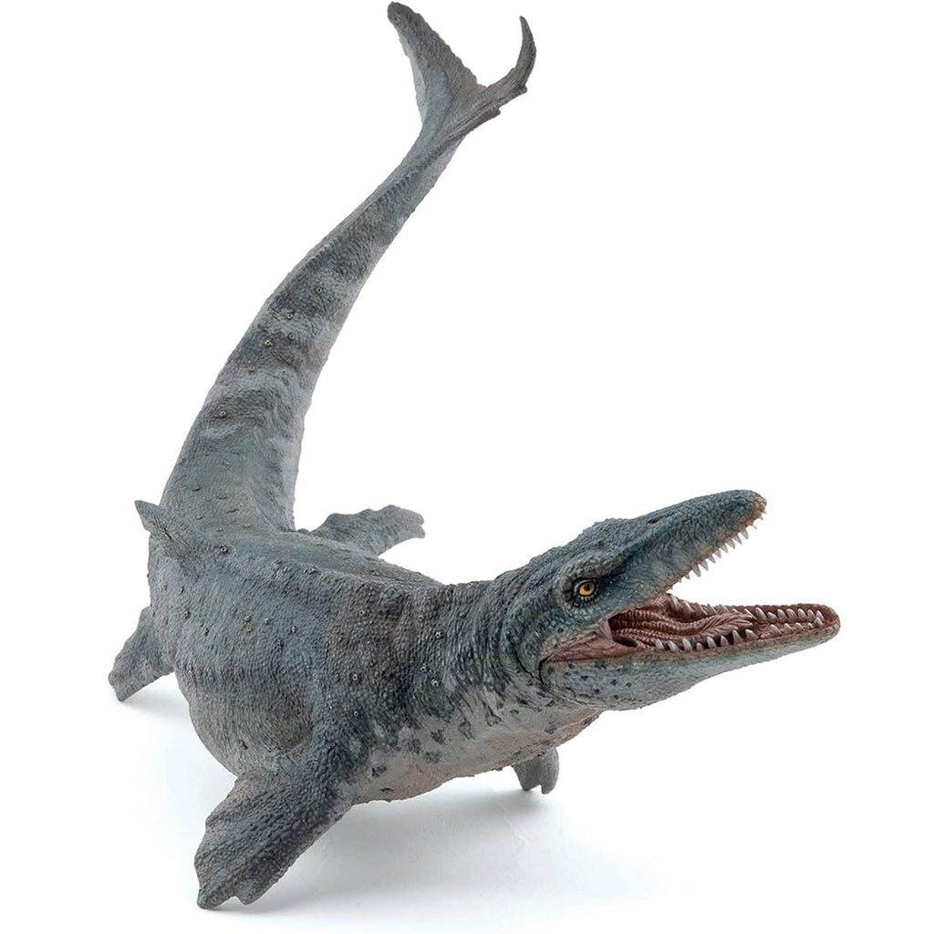Figurine mosasaure gris