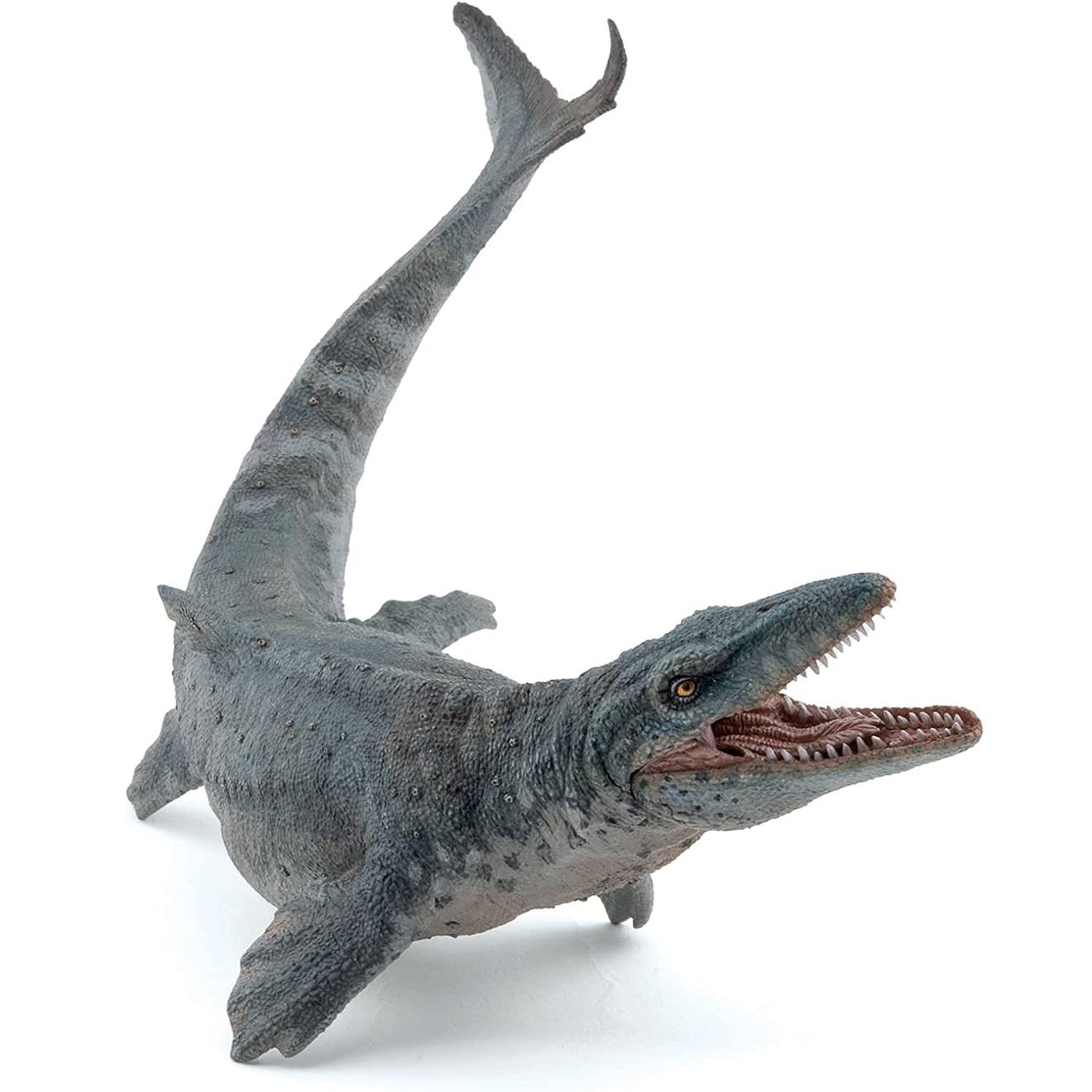 Figurine mosasaure gris
