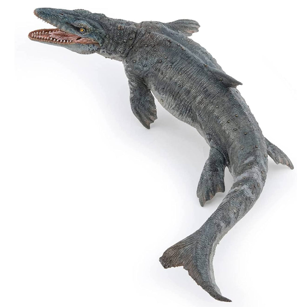 Figurine mosasaure gris