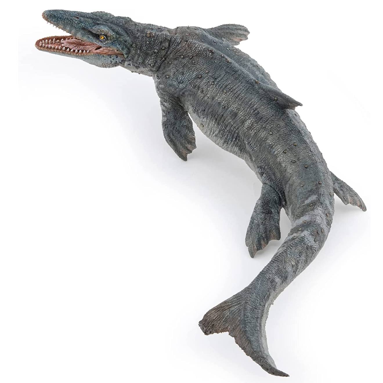 Figurine mosasaure gris