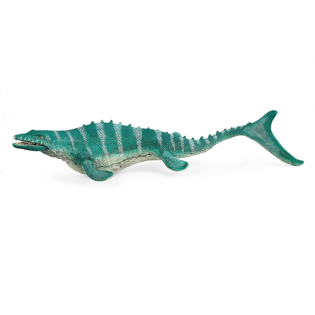 Figurine mosasaurus vert