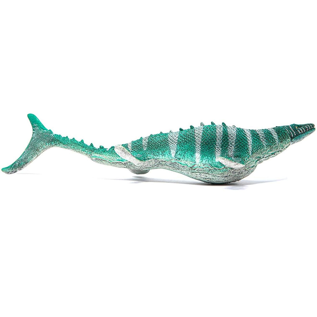 Figurine mosasaurus vert