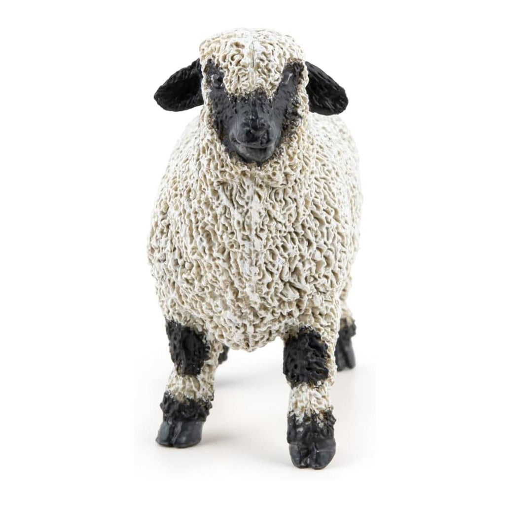 Figurine mouton nez noir du valais noir