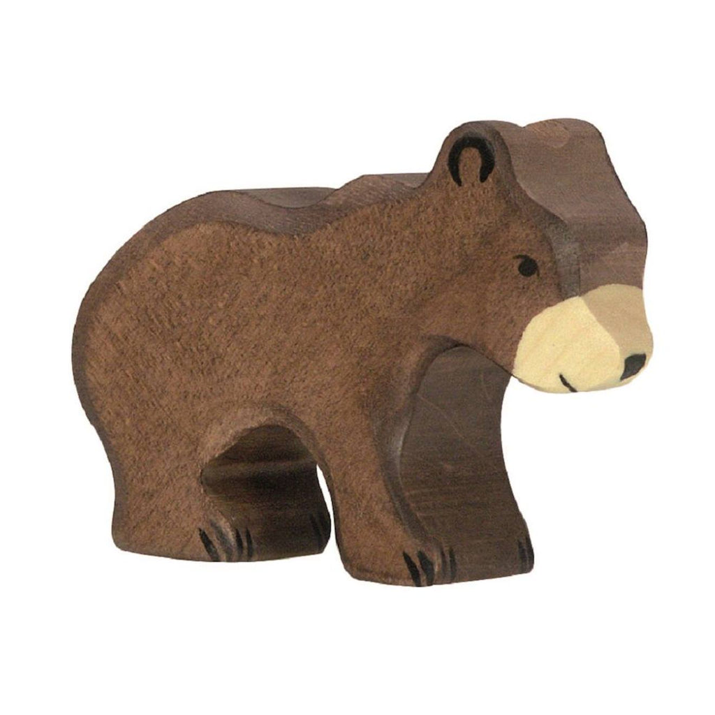 Figurine petit ours brun marron