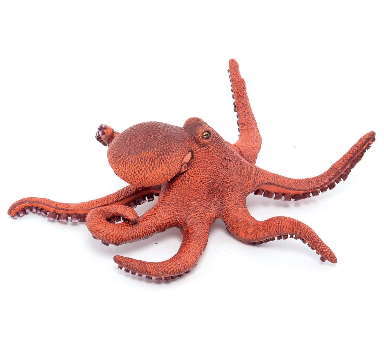 Figurine petite pieuvre marron
