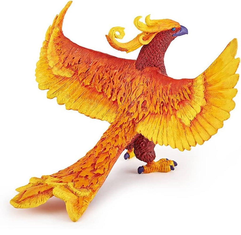 Figurine phénix orangé