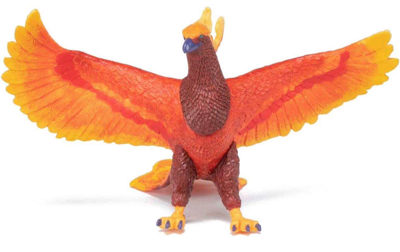 Figurine phénix orangé