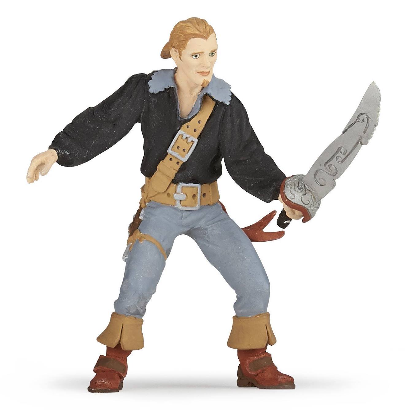 Figurine pirate héros noir