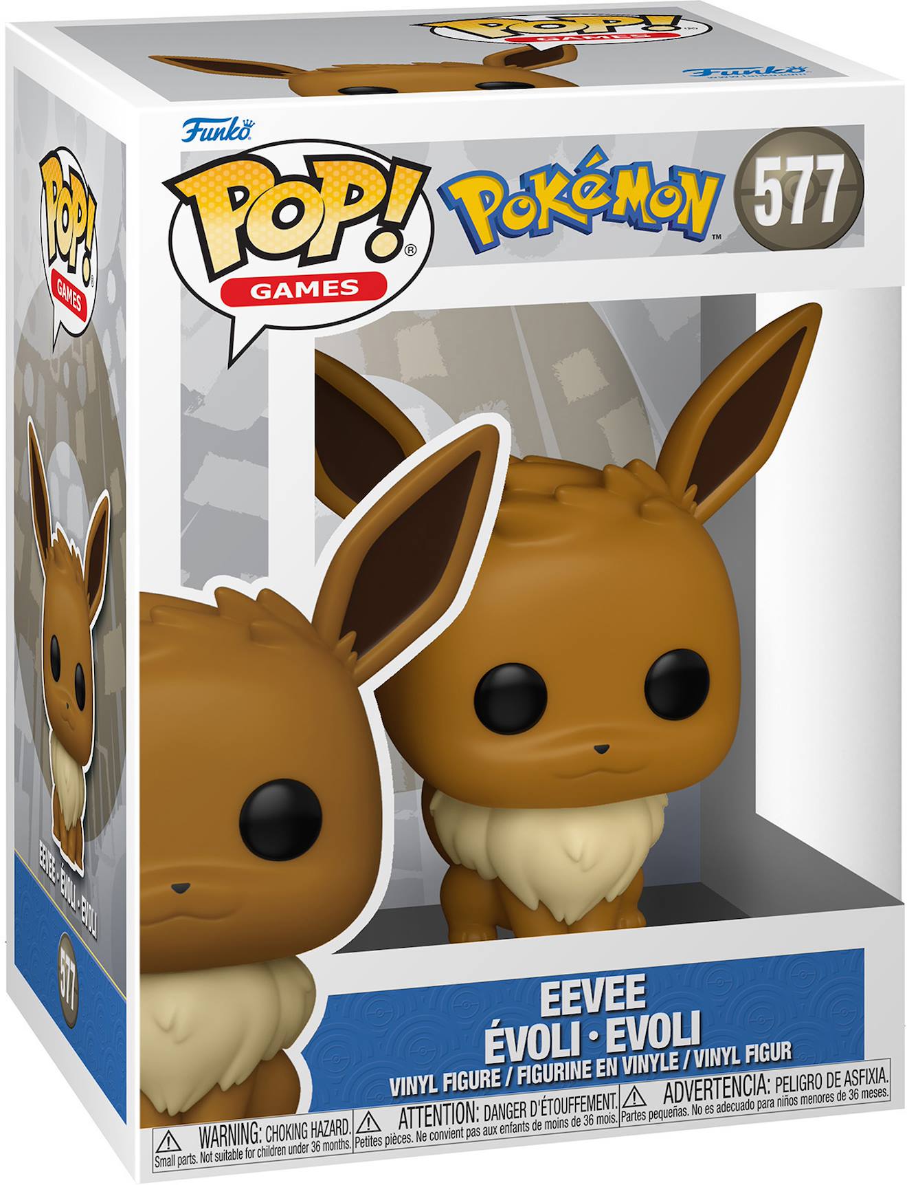 Figurine pop évoli pokémon multicolore