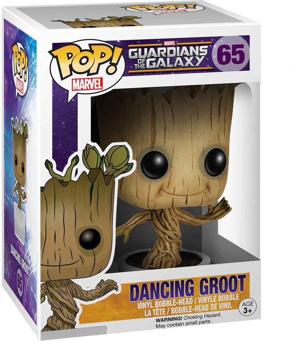 Figurine pop groot dansant Marvel multicolore