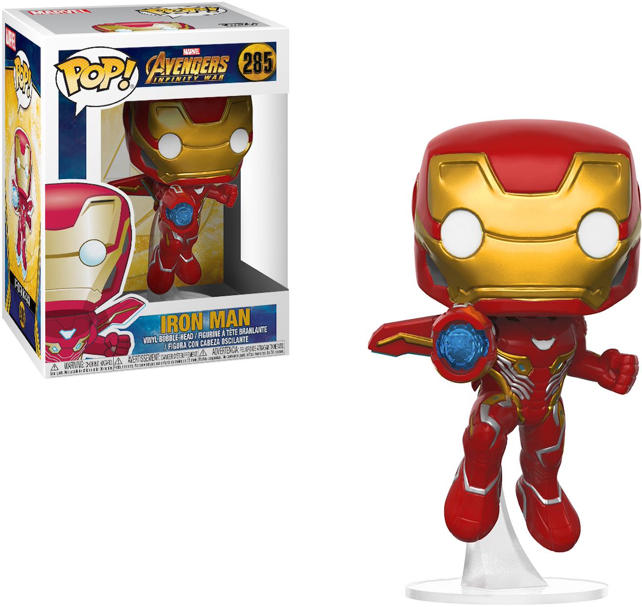 Figurine pop Iron Man Marvel multicolore