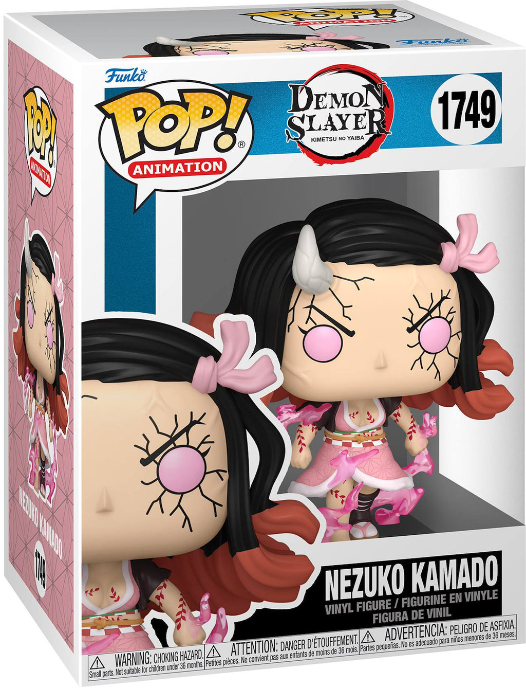 Figurine pop nezuko damon slayer multicolore
