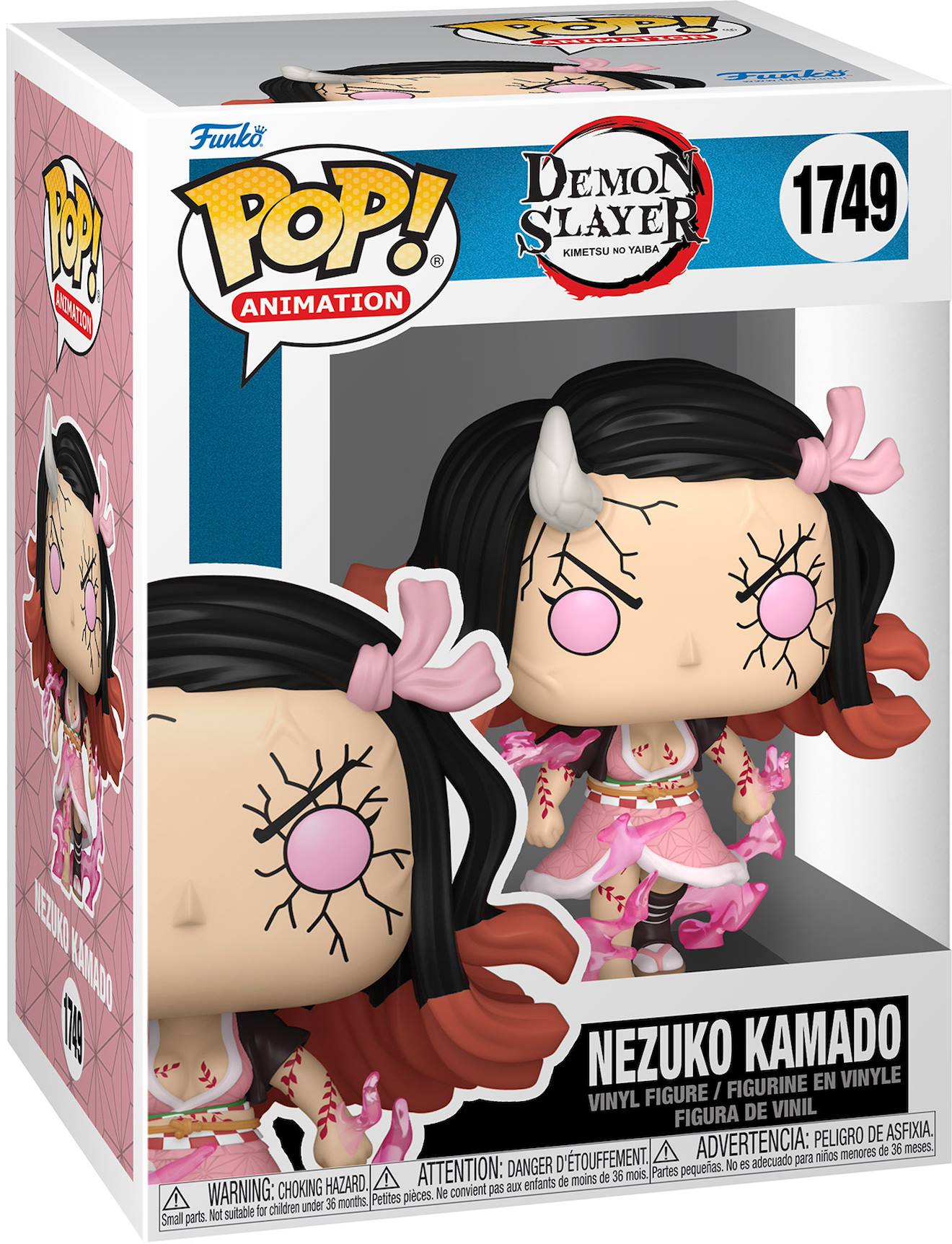 Figurine pop nezuko damon slayer multicolore