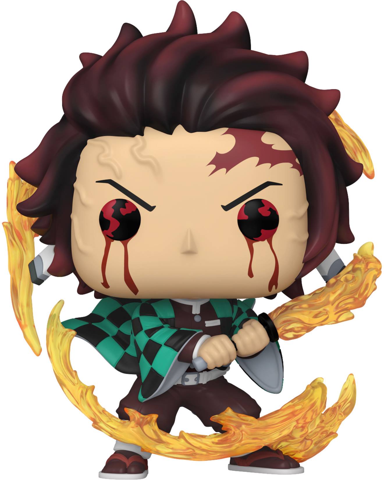 Figurine pop tanjiro damon slayer multicolore
