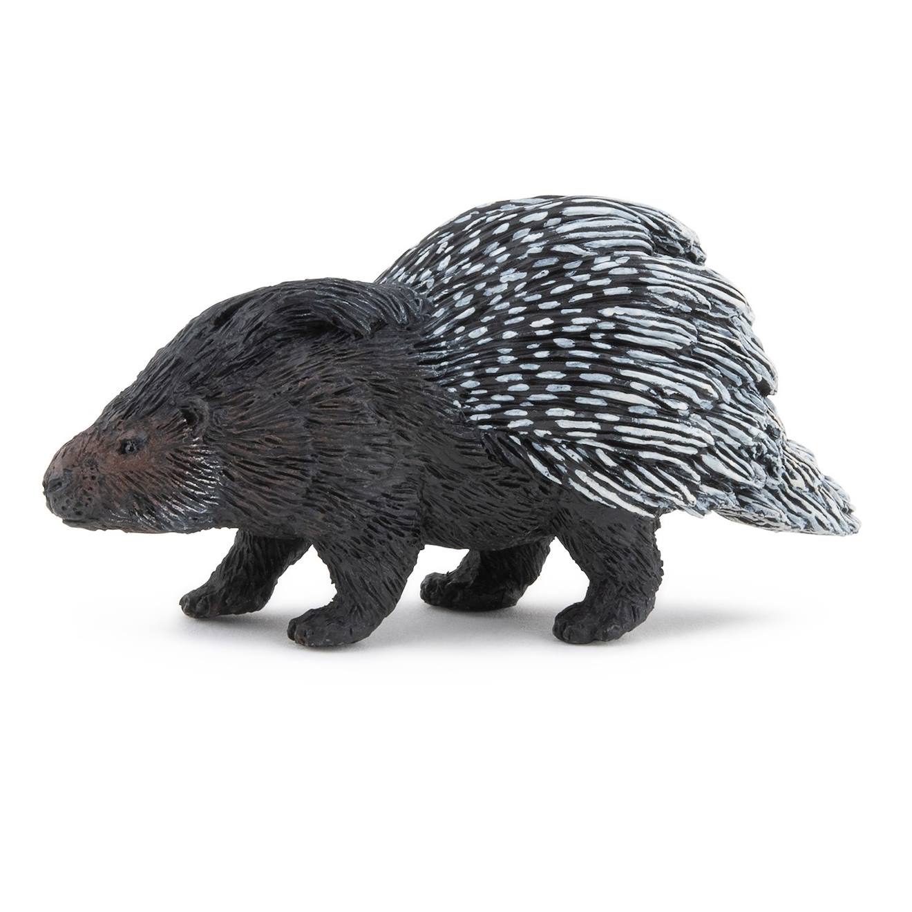 Figurine porc-épic marron
