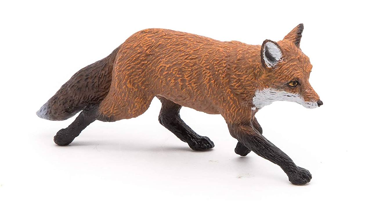 Figurine renard marron