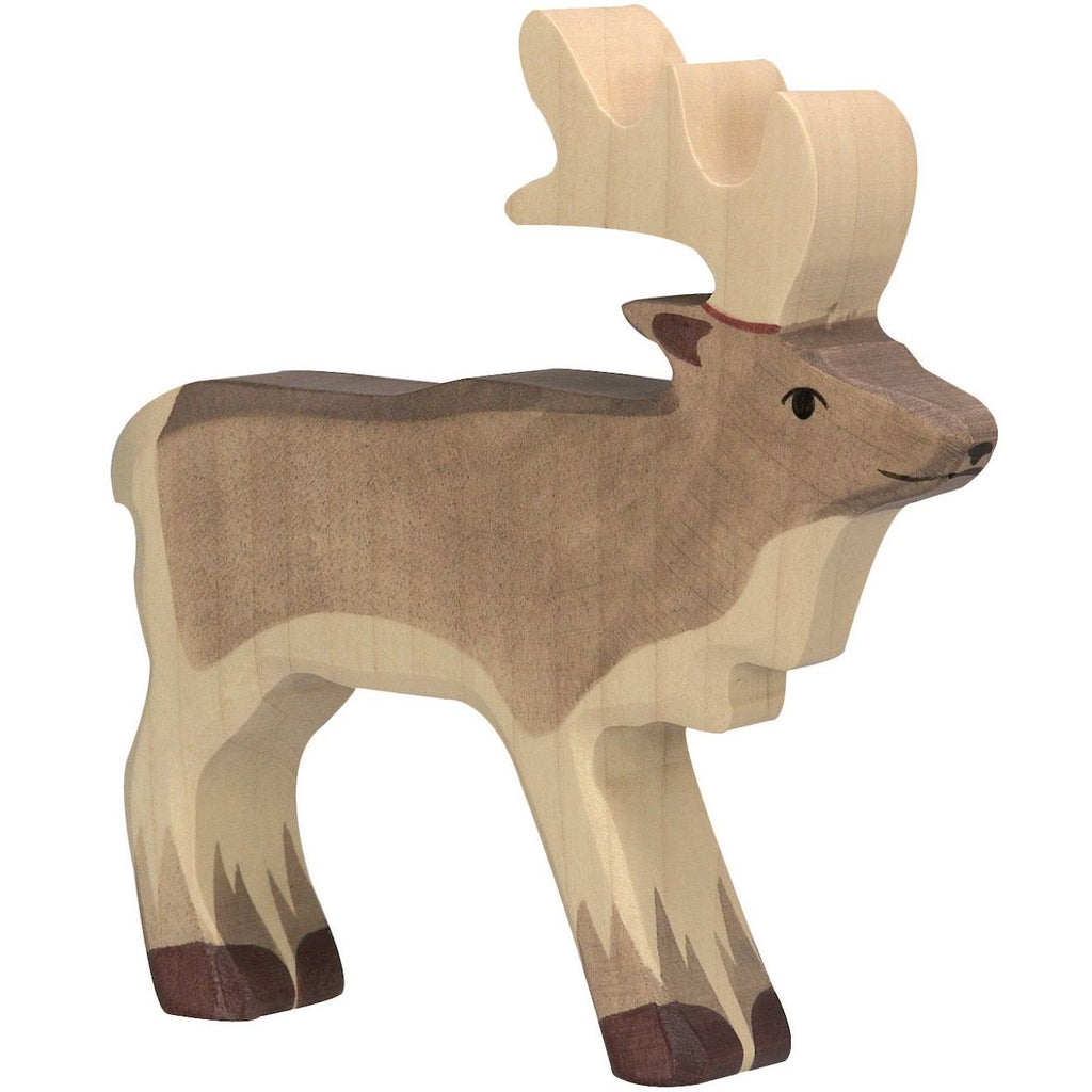 Figurine renne gris