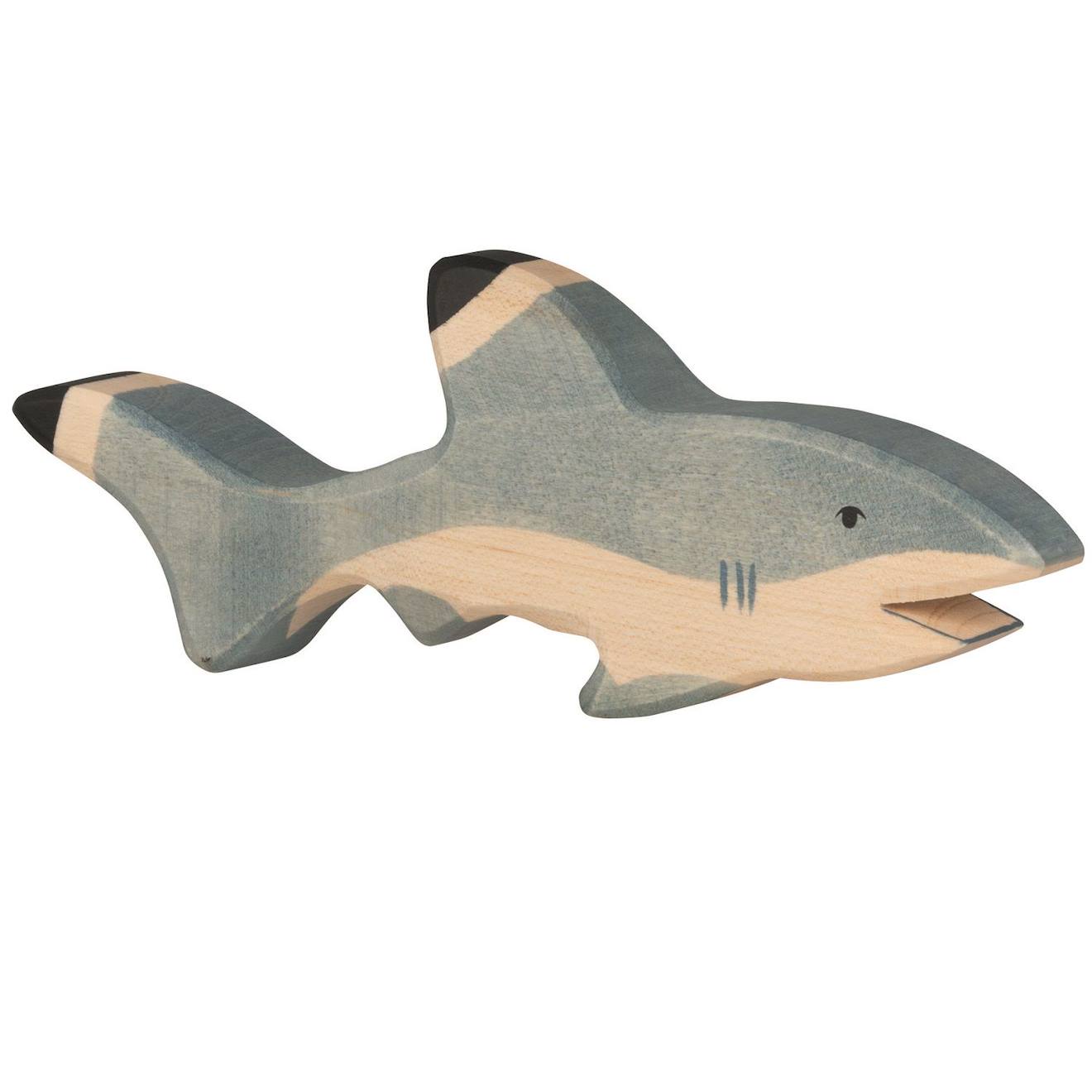 Figurine requin bleu
