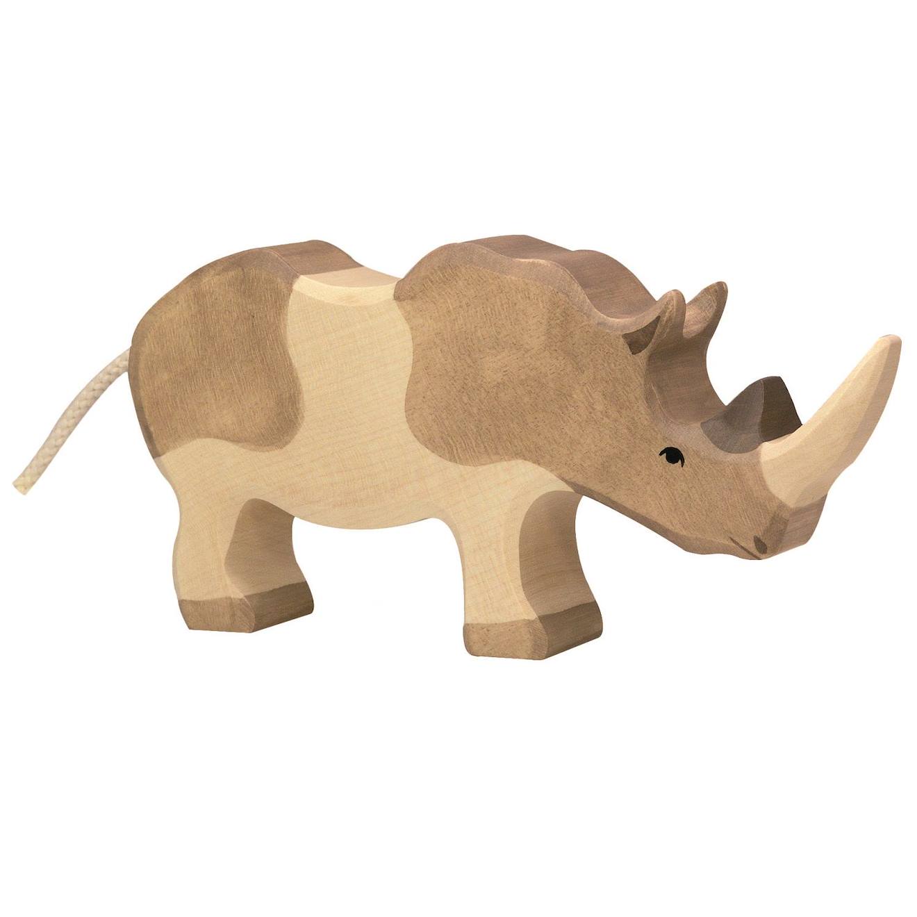 Figurine rhinocéros gris
