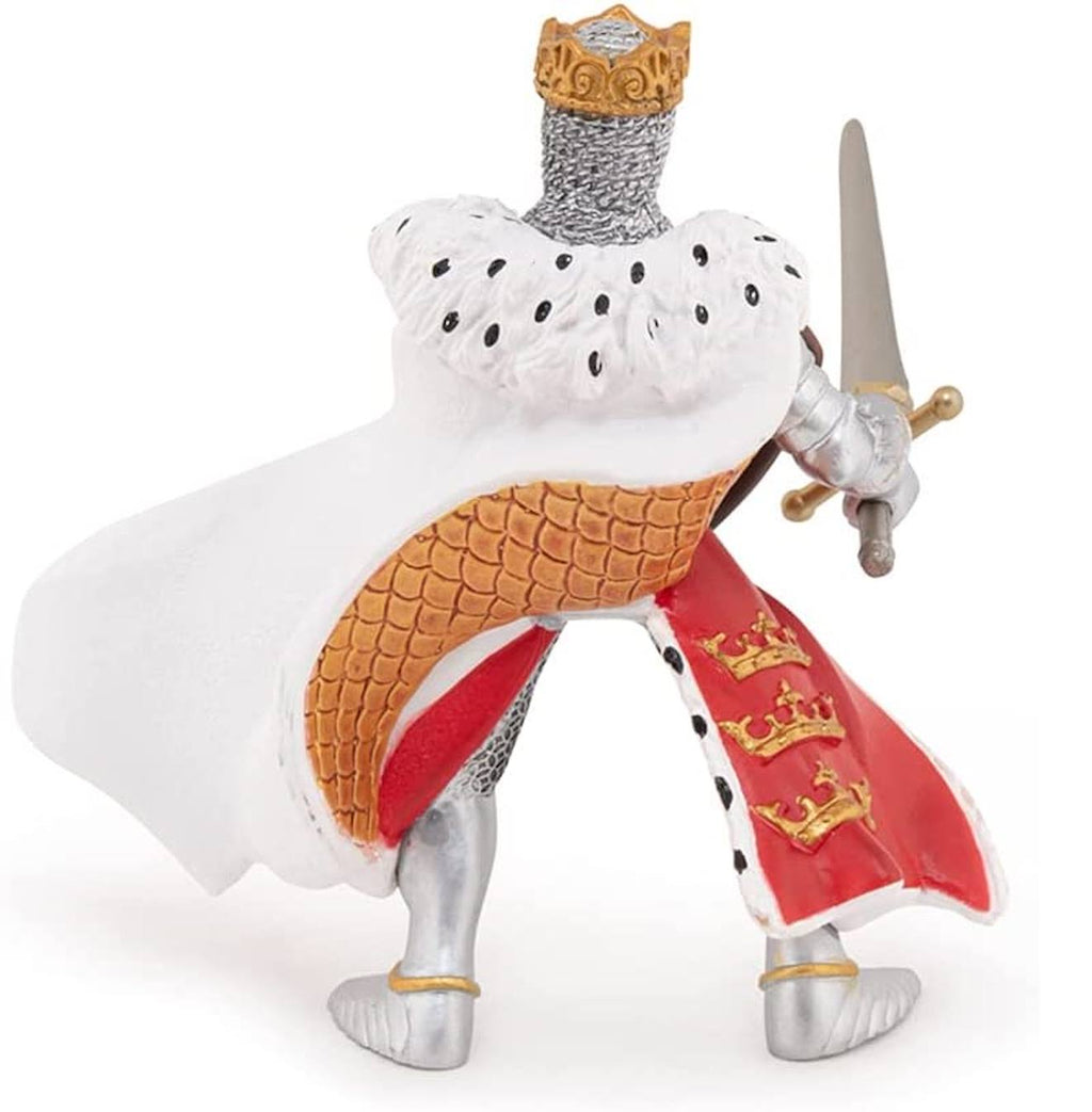 Figurine roi arthur rouge