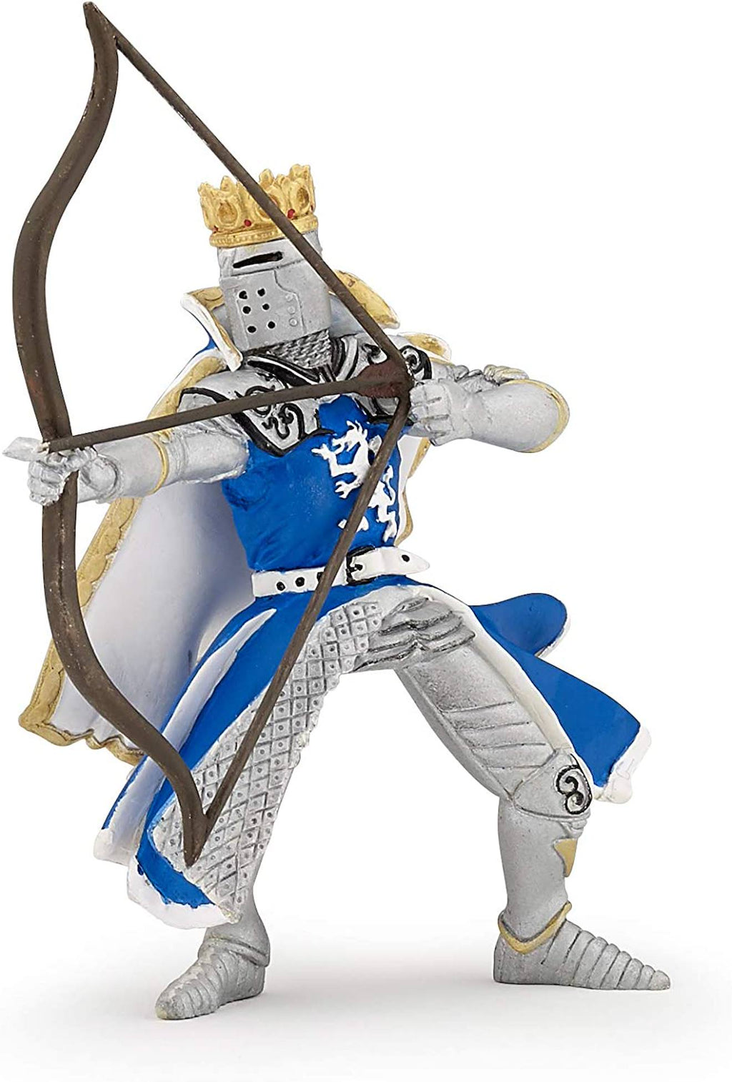 Figurine roi au dragon à l'arc bleu