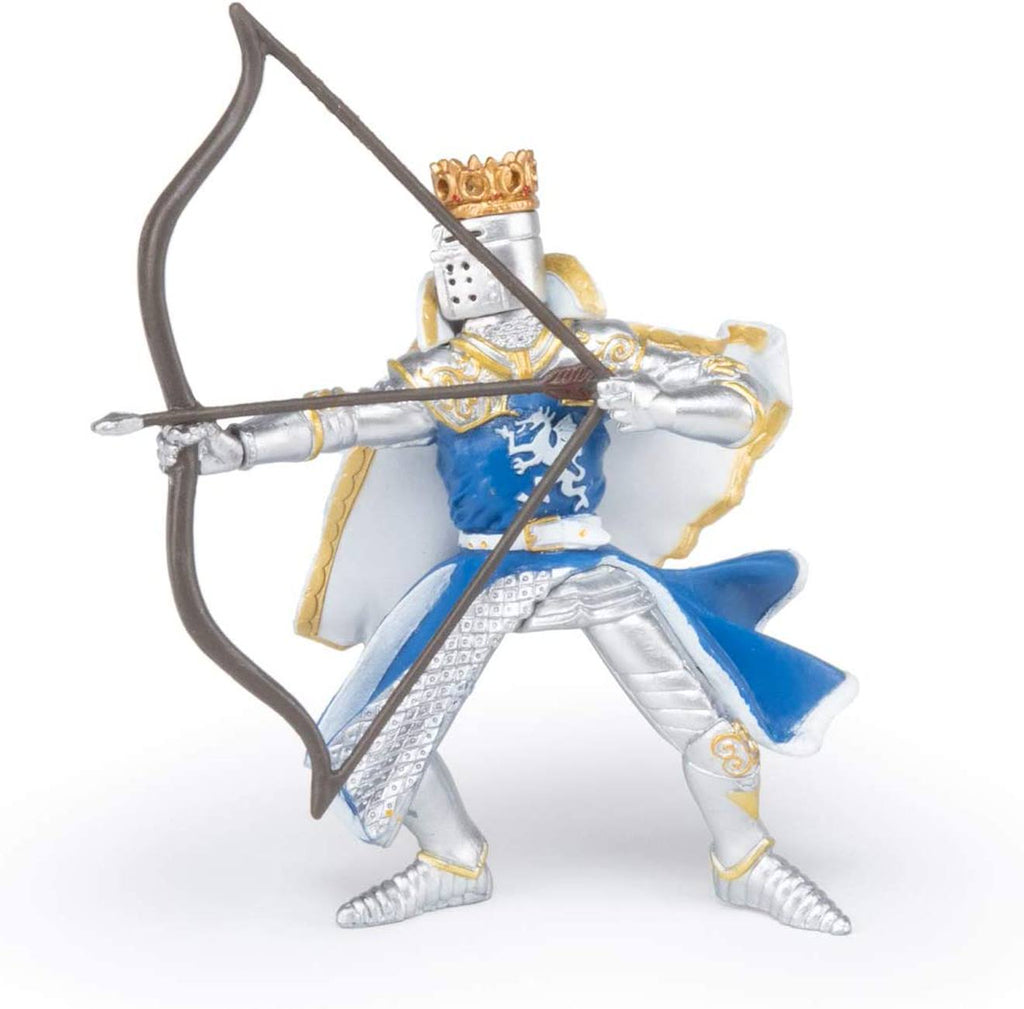Figurine roi au dragon à l'arc bleu