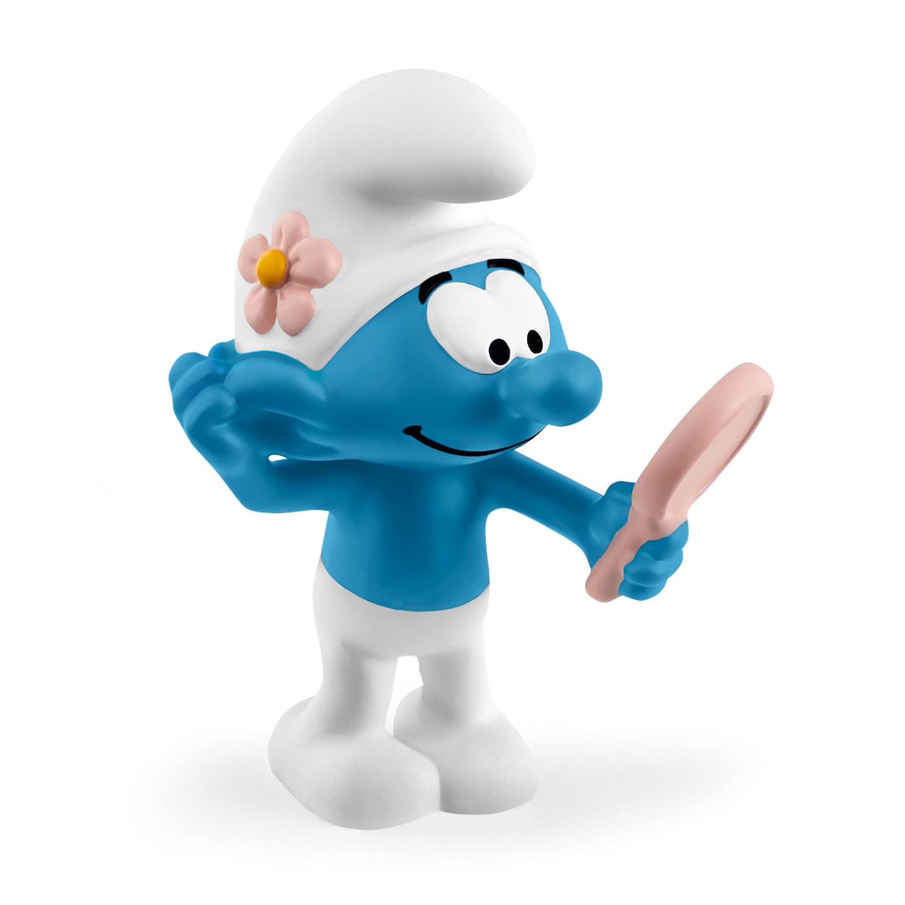 Figurine schtroumpf coquet bleu