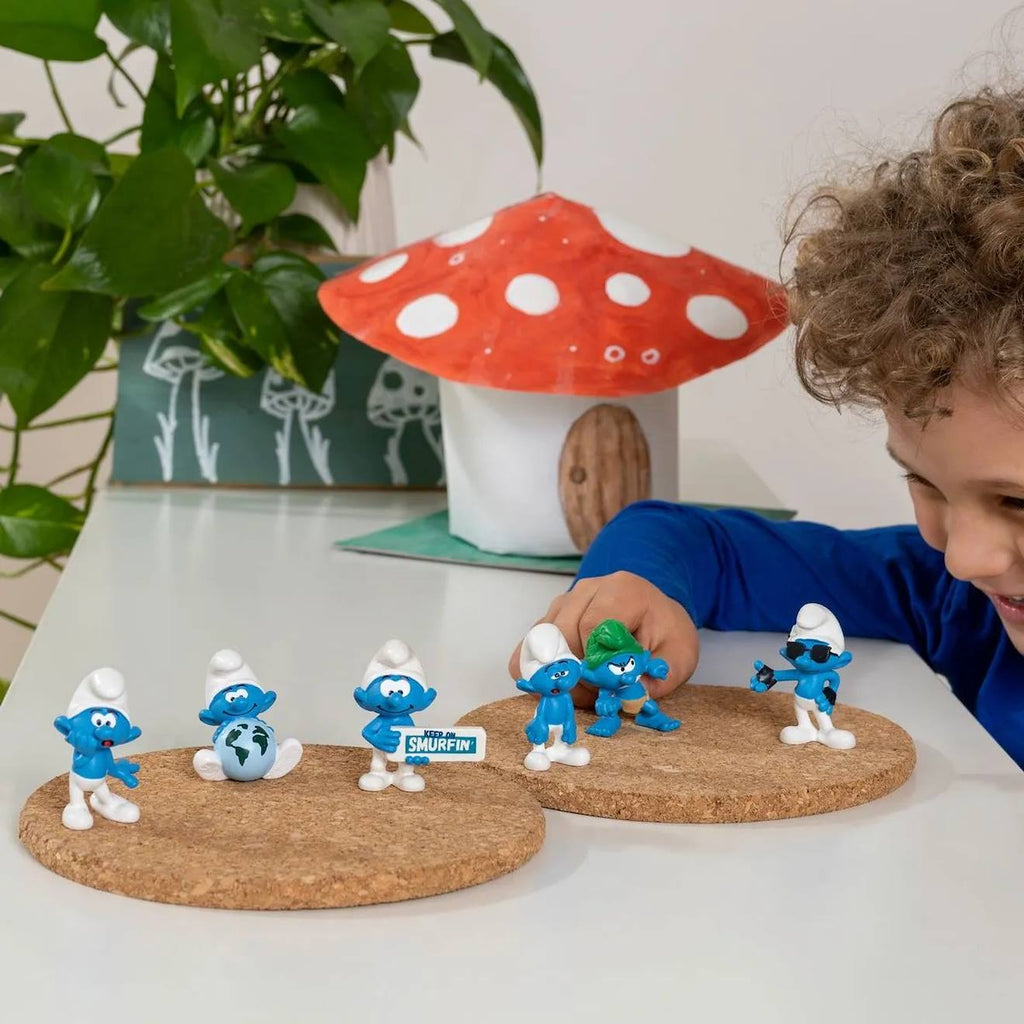 Figurine schtroumpf idiot bleu