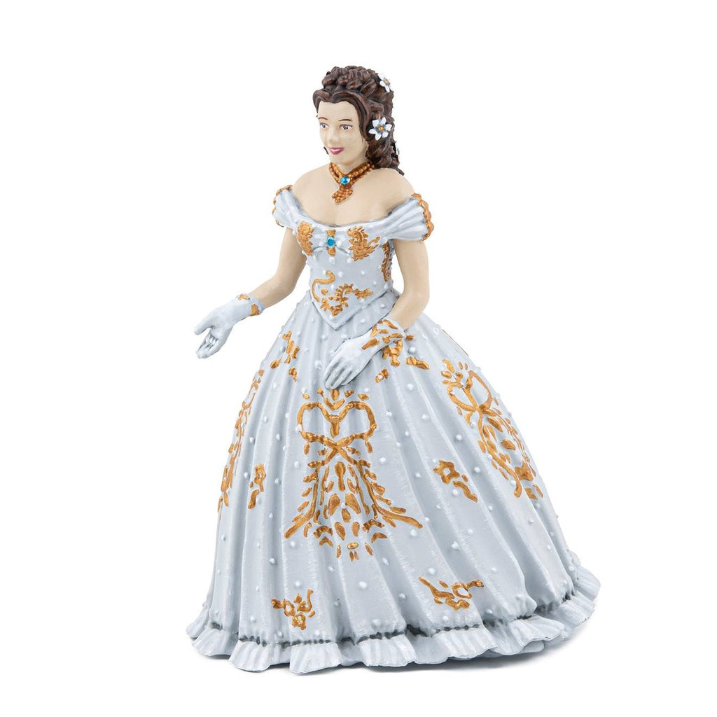 Figurine sissi impératrice gris