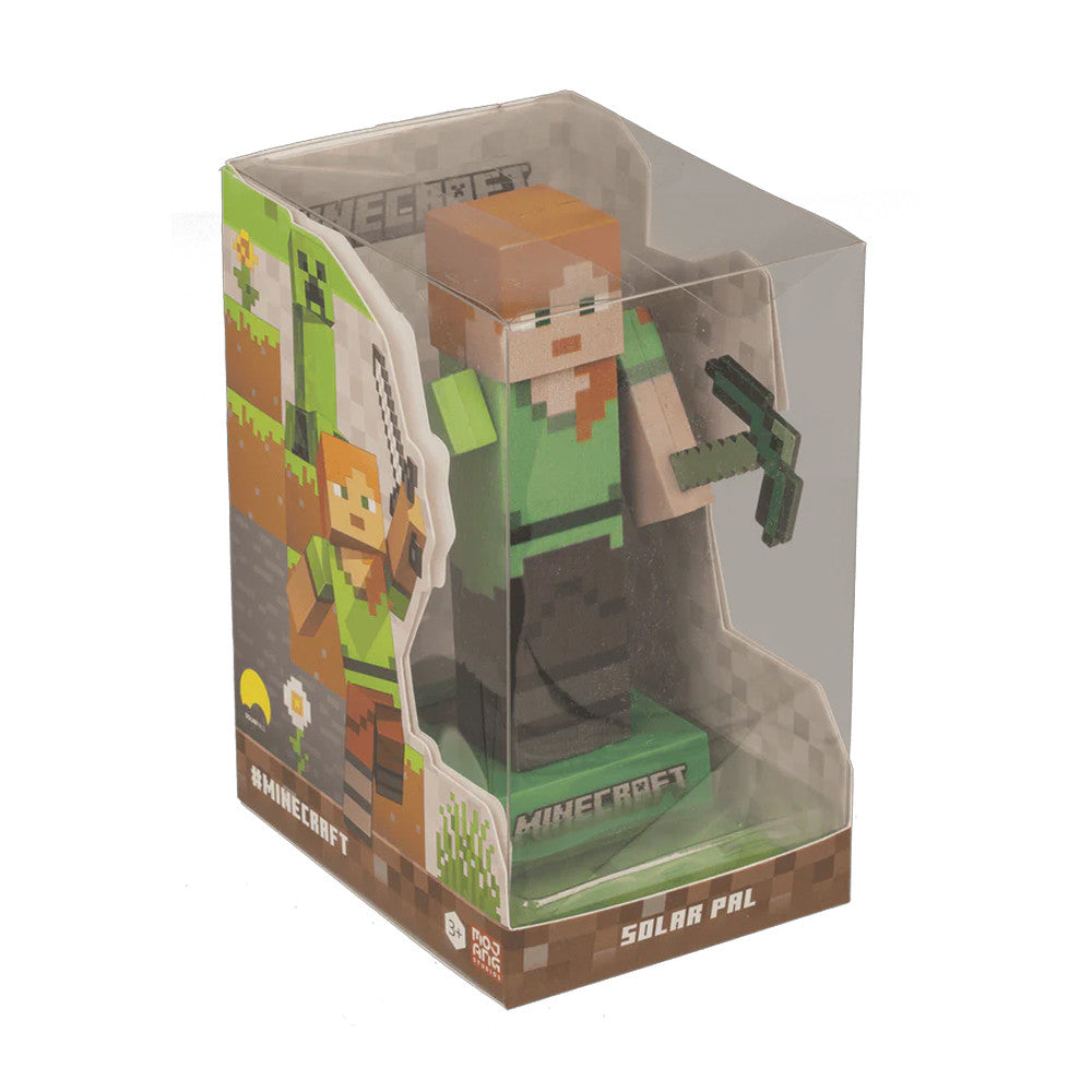 Figurine Solaire Articulée Minecraft - Alex - Cadeau Jeu