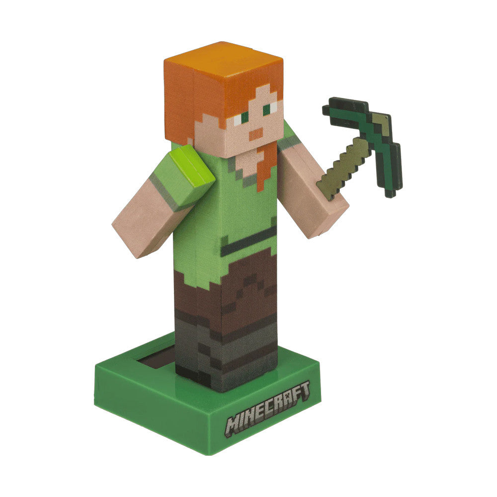 Figurine Solaire Articulée Minecraft - Alex - Cadeau Jeu