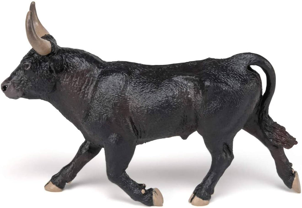 Figurine taureau camarguais noir