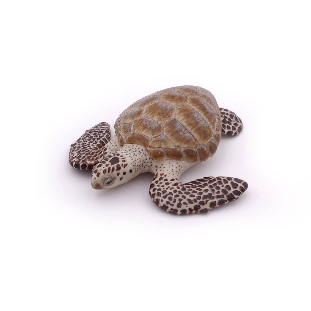 Figurine tortue caouanne marron
