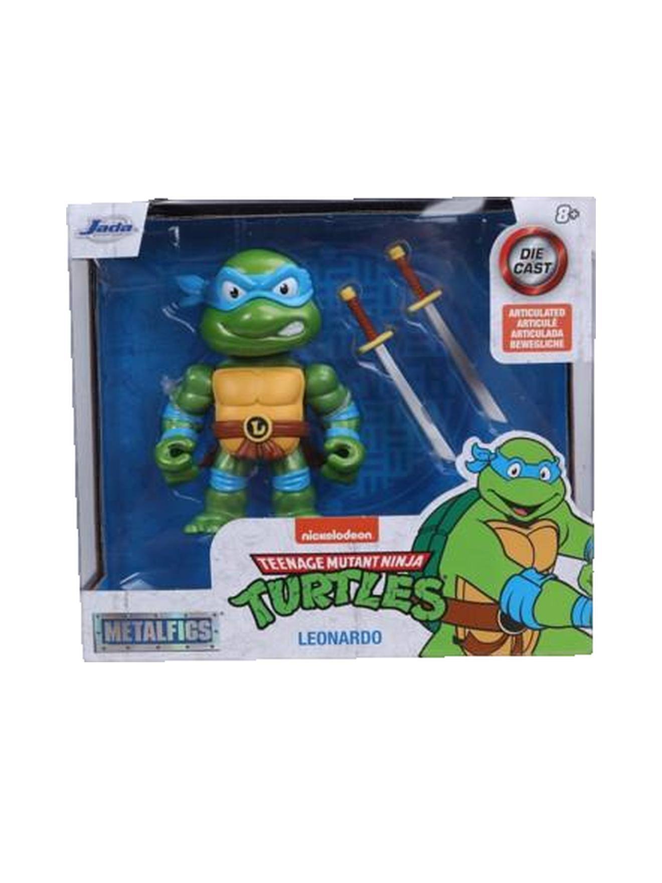 Figurine tortues ninja leonardo articulée avec armes extractibles – collection enfants 8 ans et plus multicolore