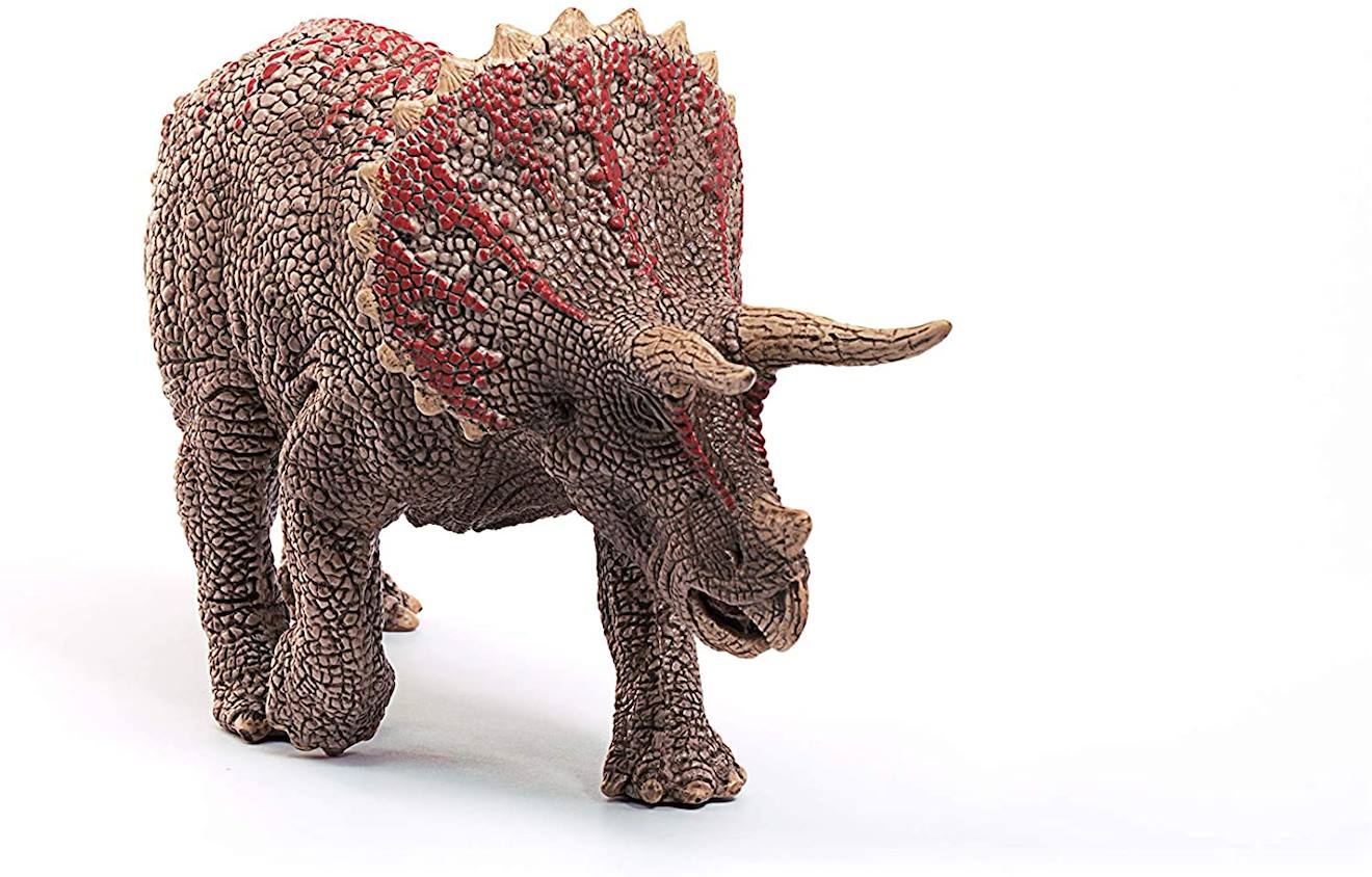 Figurine tricératops marron