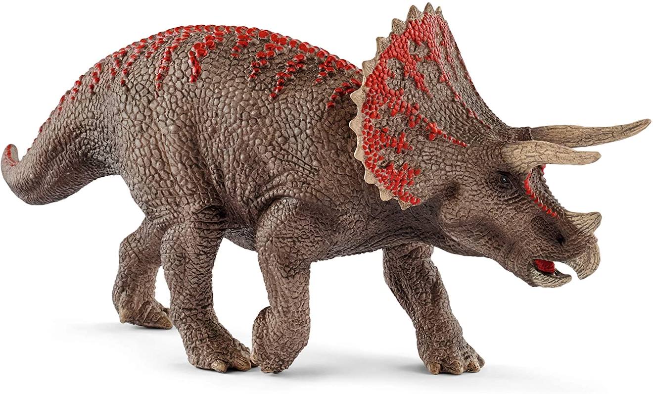 Figurine tricératops marron
