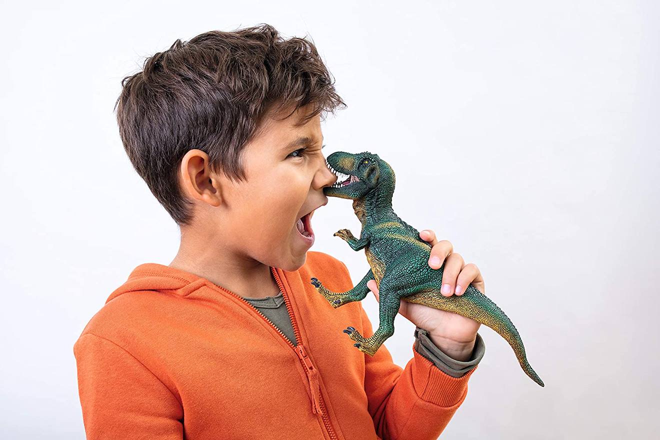Figurine tyrannosaure rex vert