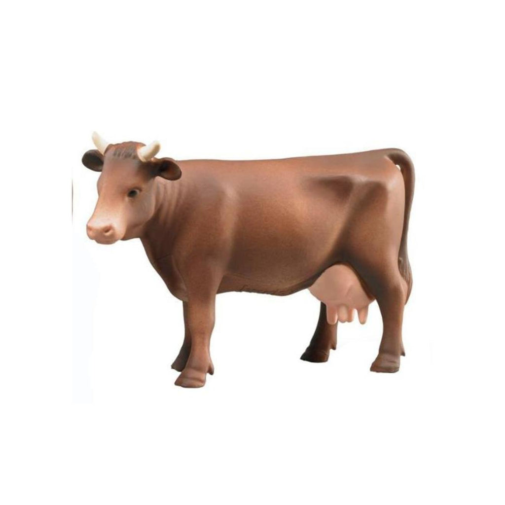Figurine vache - brun marron