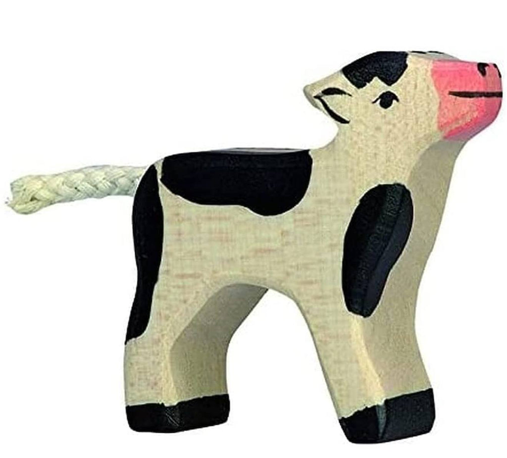 Figurine veau noir