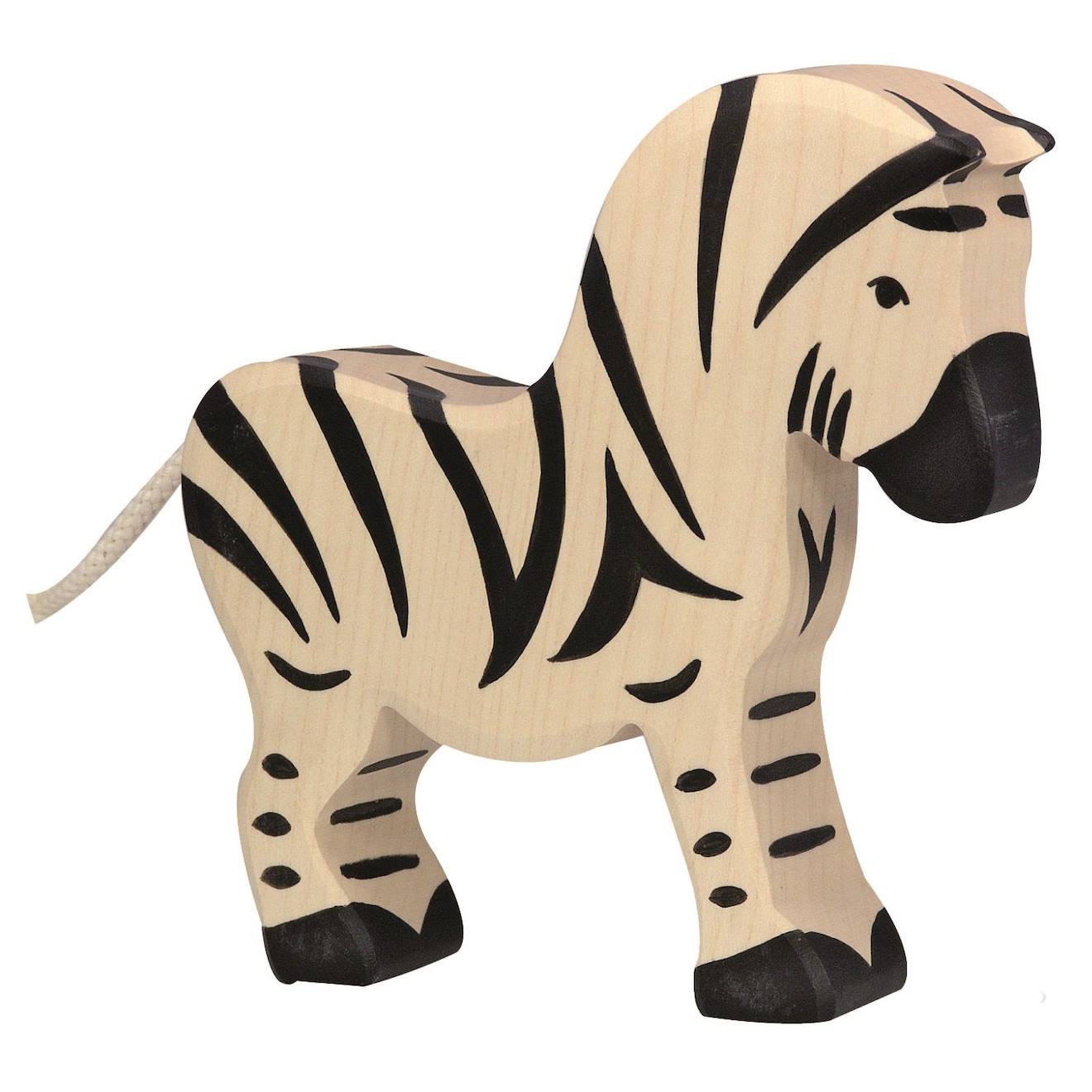 Figurine zèbre noir