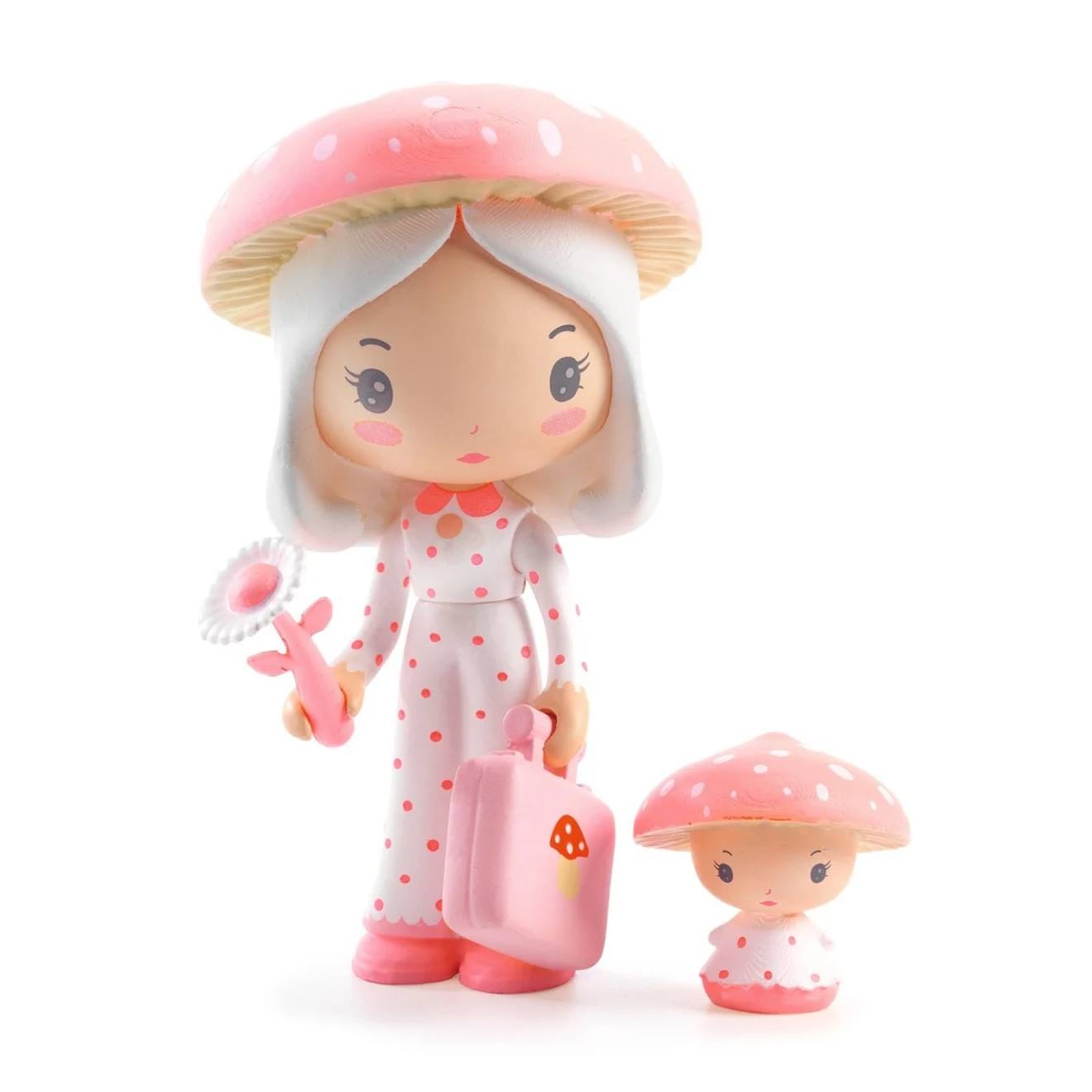 Figurines tinyly amy et mushy multicolore