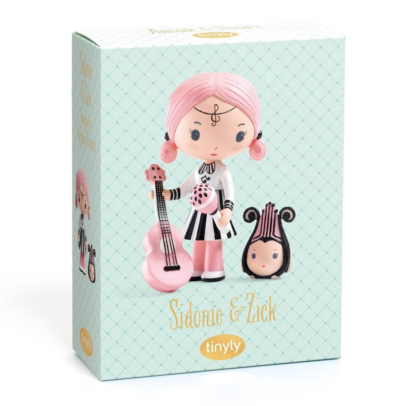 Figurines tinyly sidonie et zick multicolore