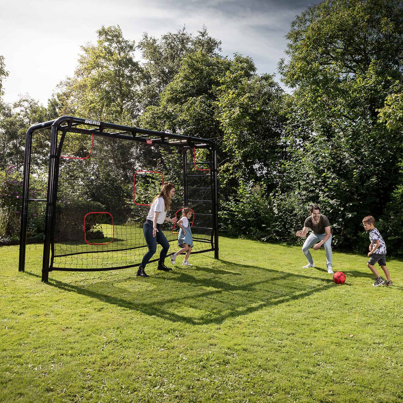 Filet de but l pour aire de jeux playbase black
