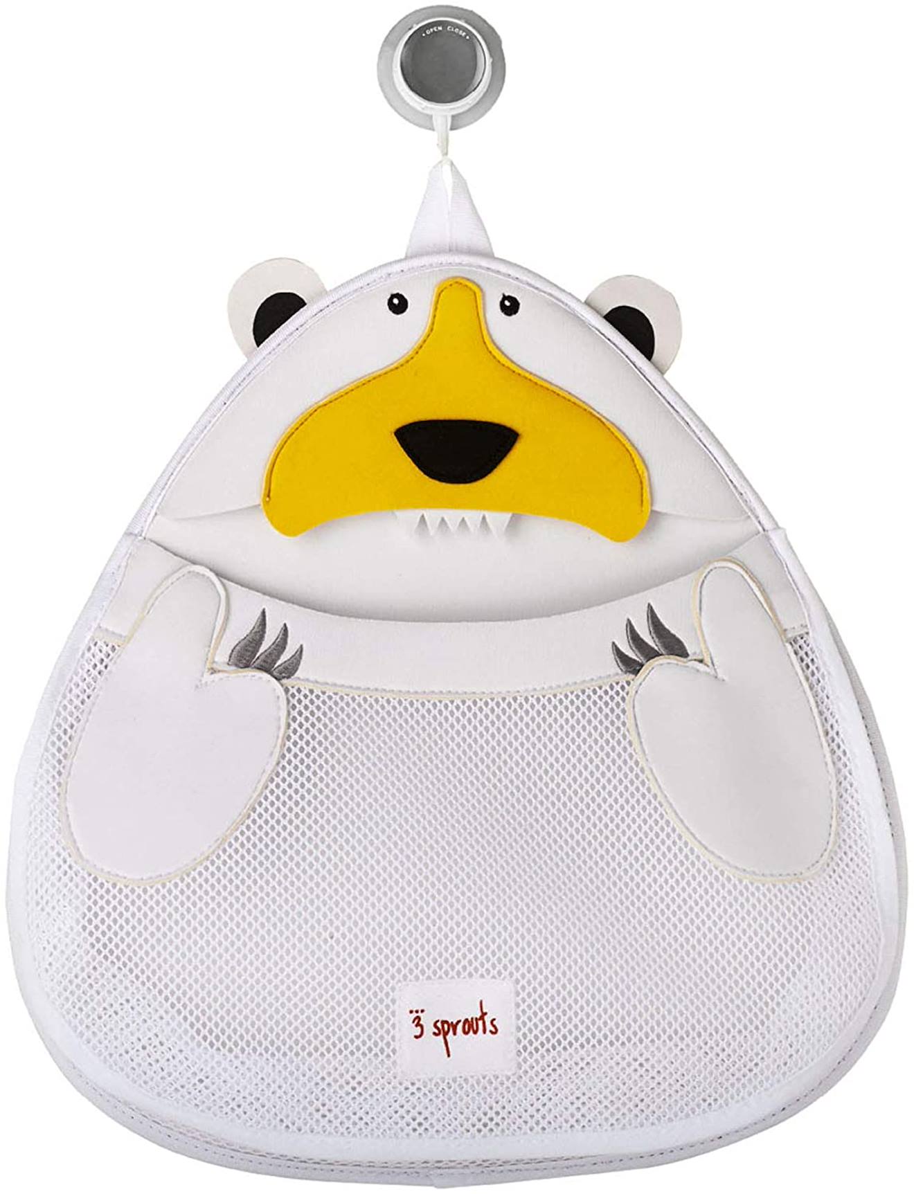 Filet de rangement pour le bain ours polaire blanc