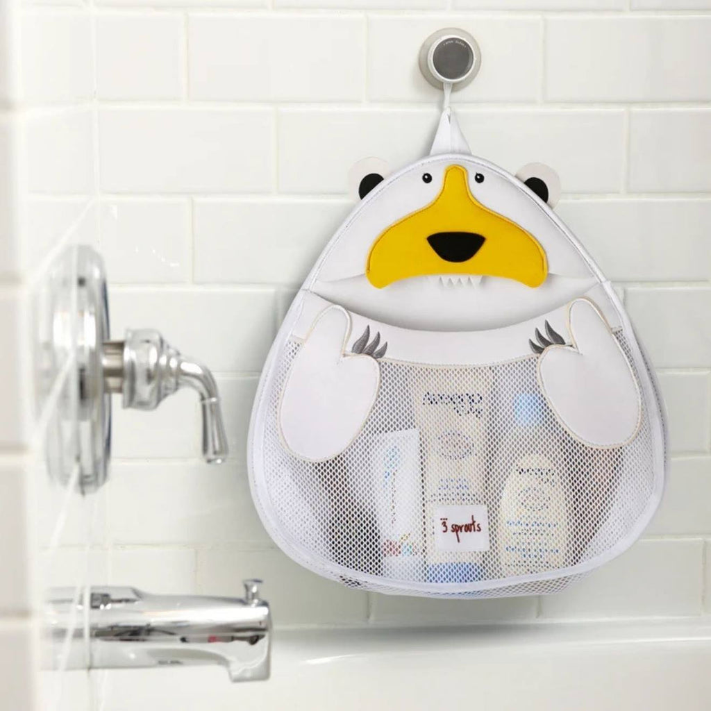 Filet de rangement pour le bain ours polaire blanc