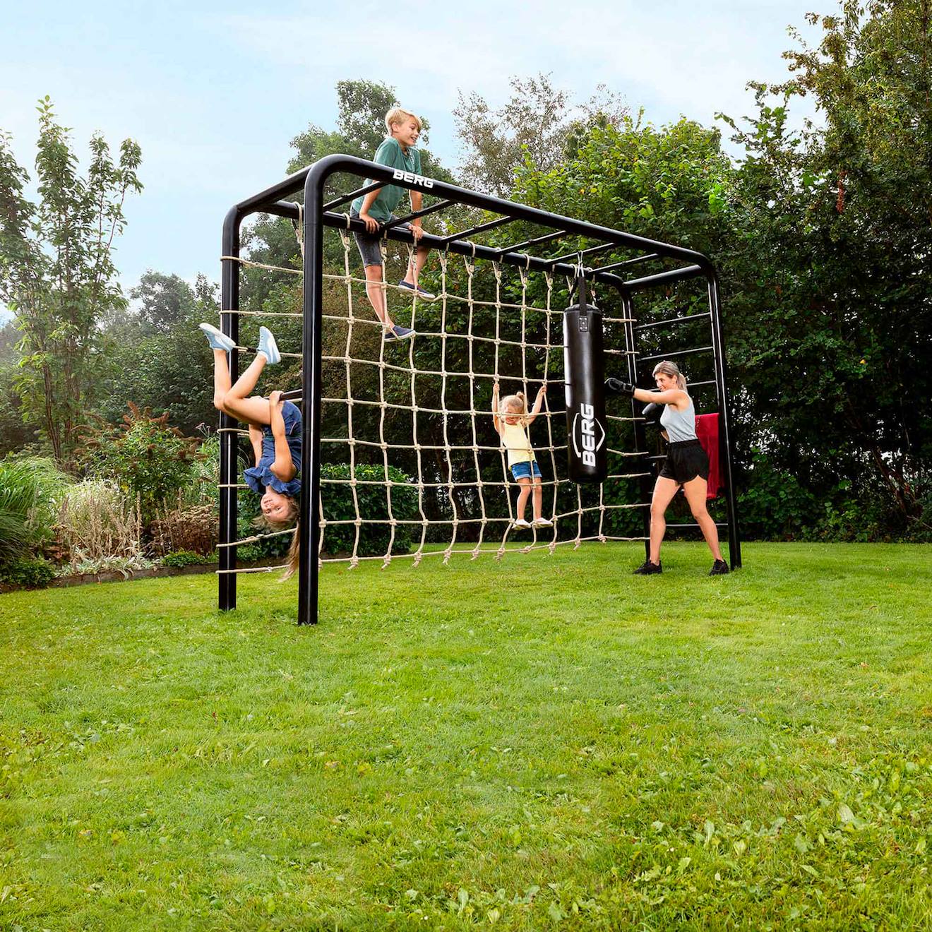 Filet d'escalade l pour aire de jeux playbase brown