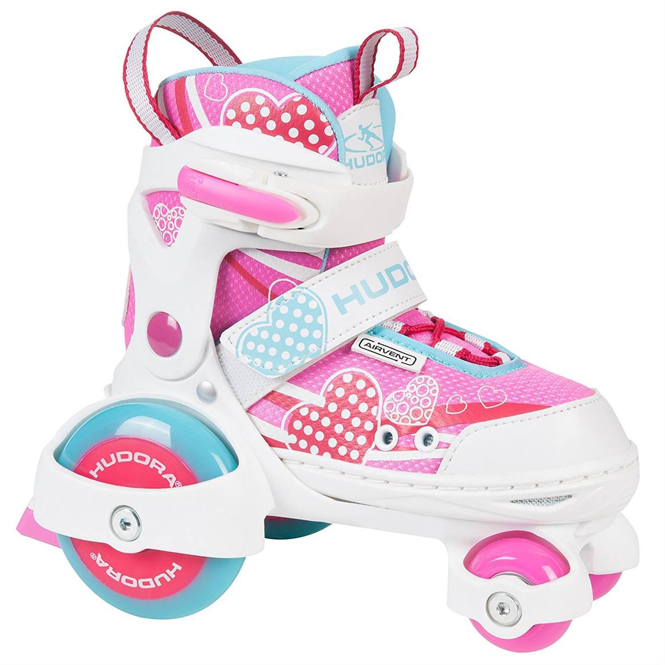 Firts quad girl, mon premier roller taille 26-29 rose