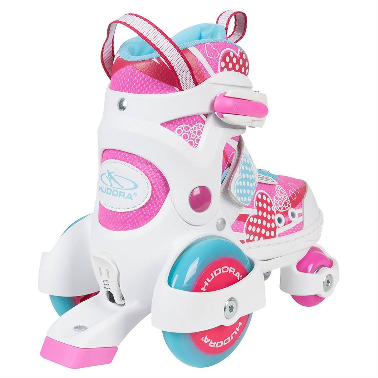 Firts quad girl, mon premier roller taille 26-29 rose
