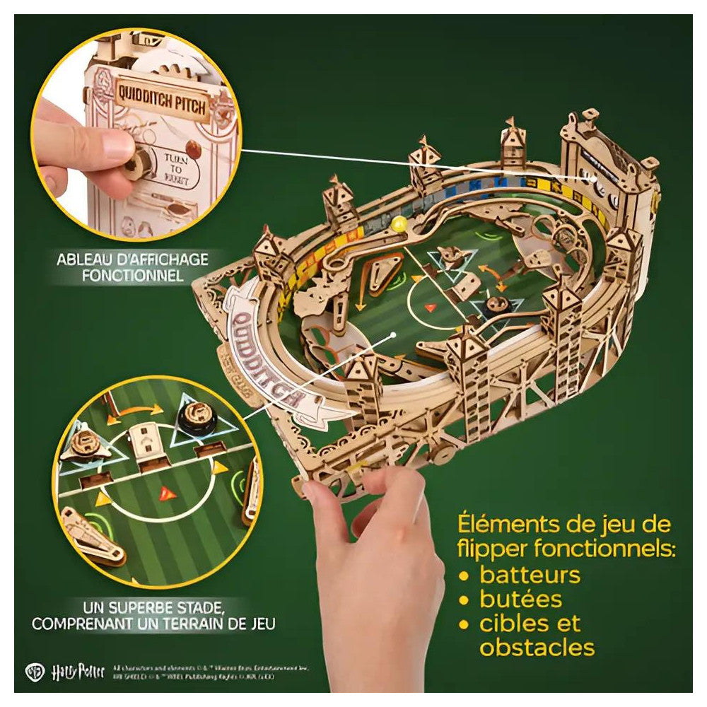 Flipper Quidditch Harry Potter à Monter - Maquette Bois